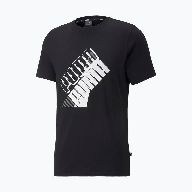 Pánske tréningové tričko PUMA Power Logo Tee black 849788 01 6