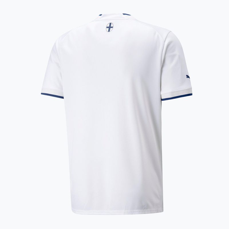 Pánske futbalové tričko PUMA Om Home Jersey Replica biele 76685 10