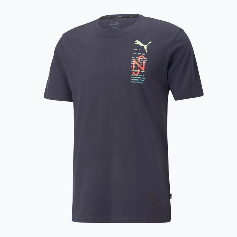 Pánske futbalové tričko PUMA Neymar Jr. 24/7 Graphic tmavomodré 65814 6