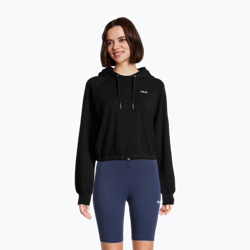 Dámska mikina FILA Baalberge Cropped Hoody black