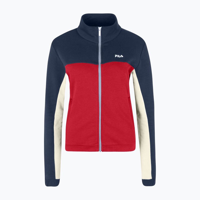 Dámska mikina FILA Bruckberg Track black iris true red antique white