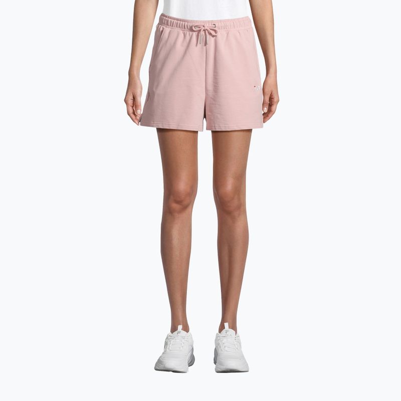 Dámske šortky FILA Brandenburg High Waist bledo fialové