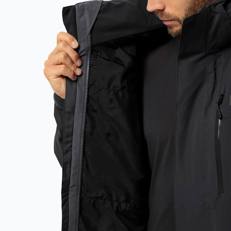 Jack Wolfskin pánska bunda 3 v 1 Jasper 2L čierna 4