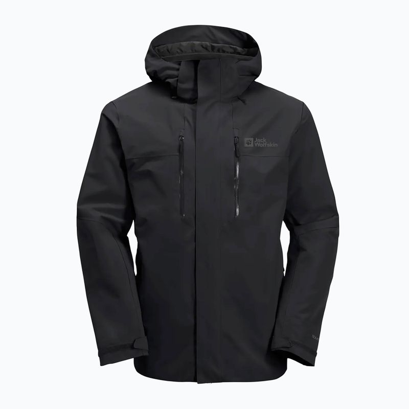 Jack Wolfskin pánska bunda 3 v 1 Jasper 2L čierna 6