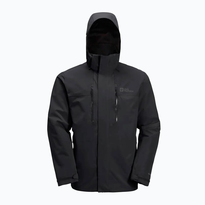 Jack Wolfskin pánska bunda 3 v 1 Jasper 2L čierna 8