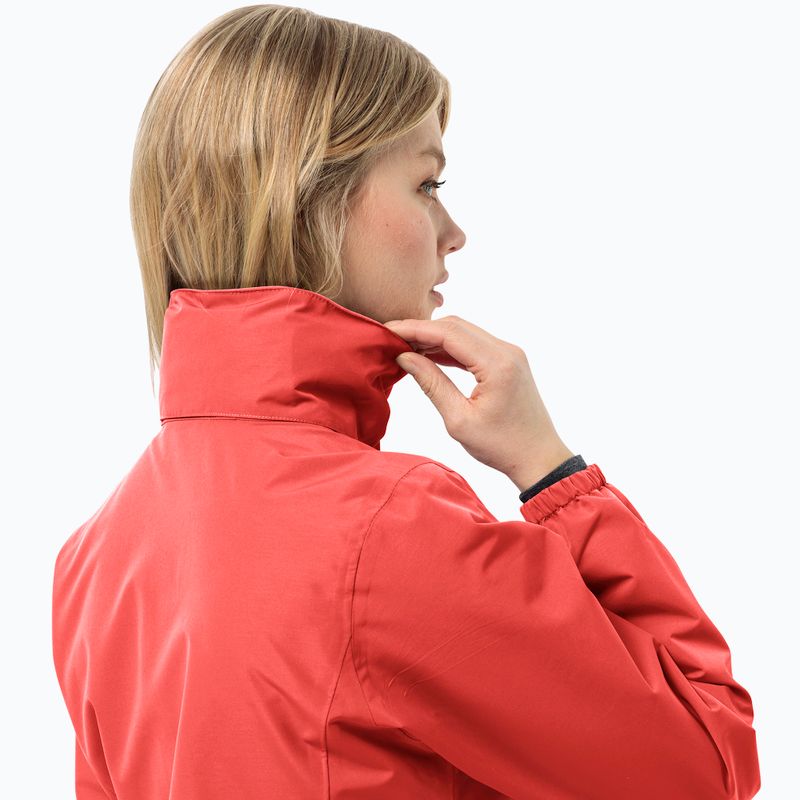 Dámska bunda do dažďa Jack Wolfskin Stormy Point 2L vibrant red 3