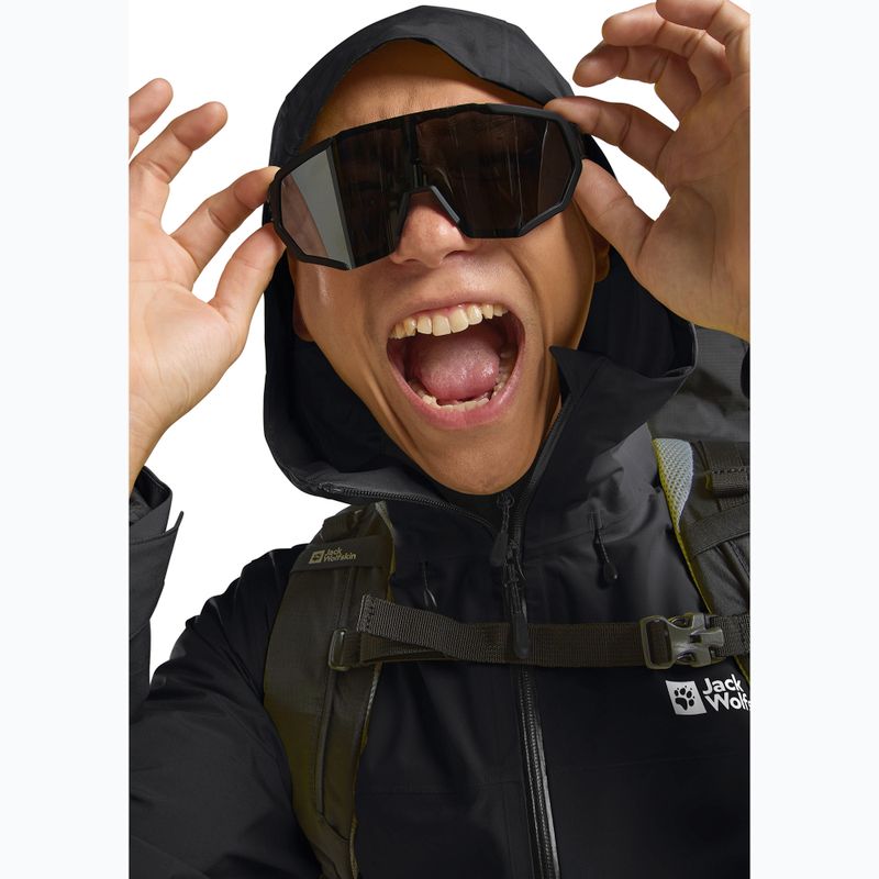 Pánska bunda do dažďa  Jack Wolfskin Highest Peak 3L black 5