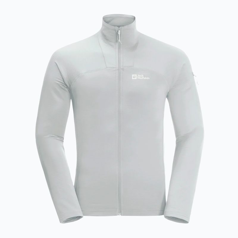 Pánska trekingová mikinaJack Wolfskin Prelight FZ cool grey 5