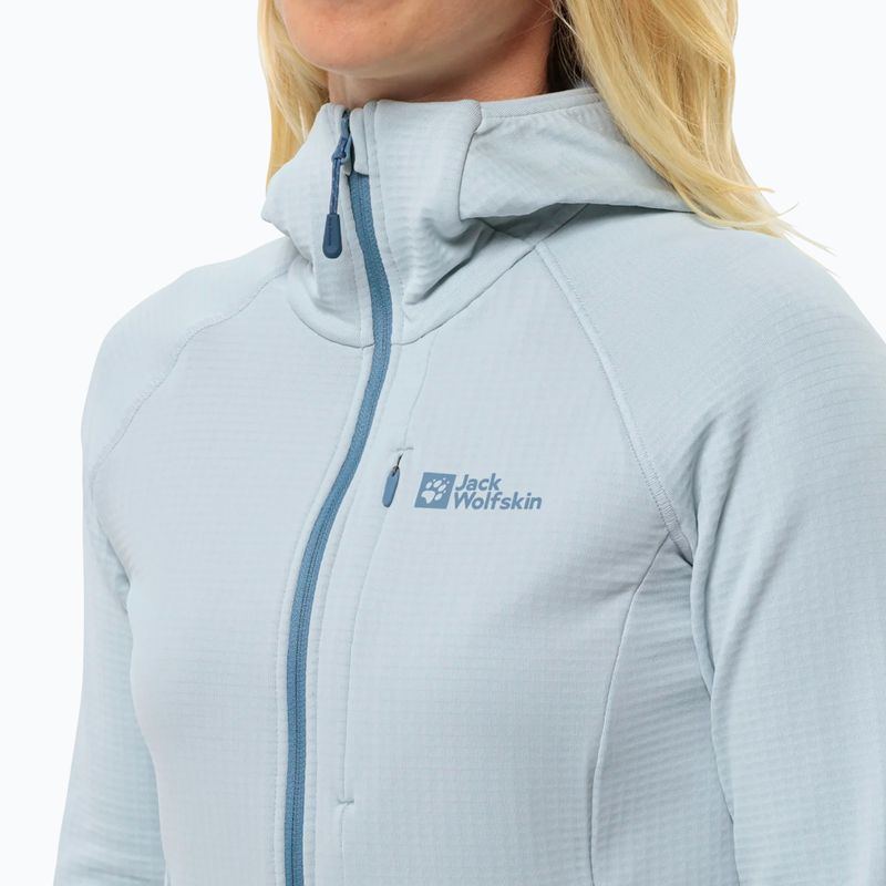 Dámska fleecová bunda Jack Wolfskin  Kolbenberg Hooded Fz soft blue 4