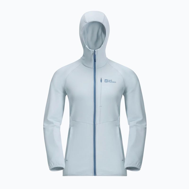 Dámska fleecová bunda Jack Wolfskin  Kolbenberg Hooded Fz soft blue 8