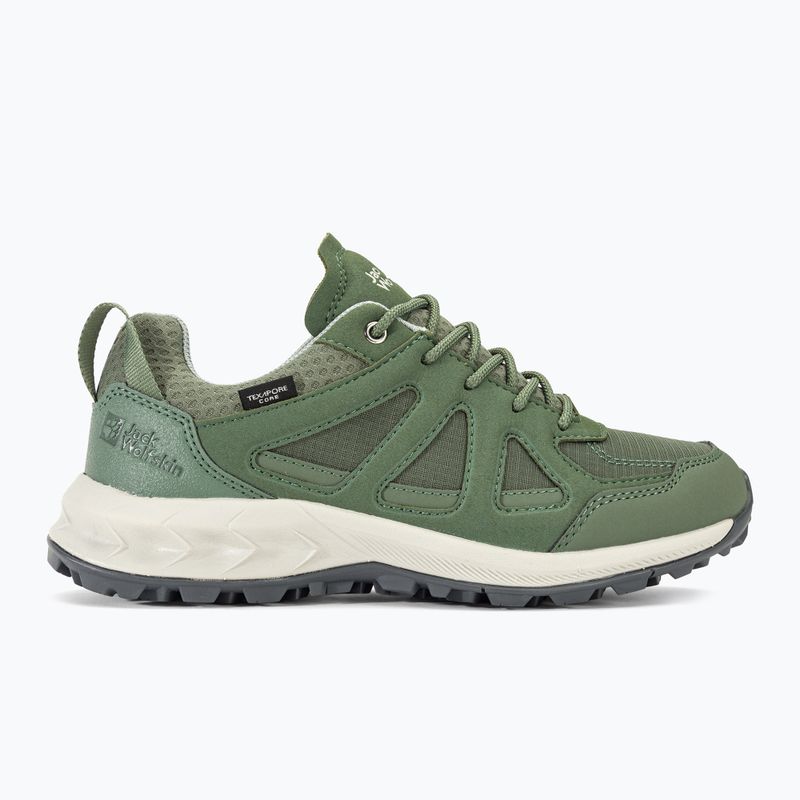 Dámske trekové topánky Jack Wolfskin Woodland 2 Texapore hedge green 2