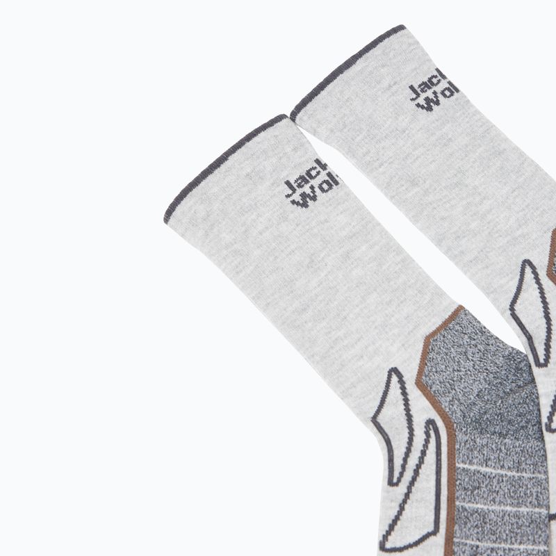 Trekové ponožky Jack Wolfskin Vojo Sock Cl C light grey 2