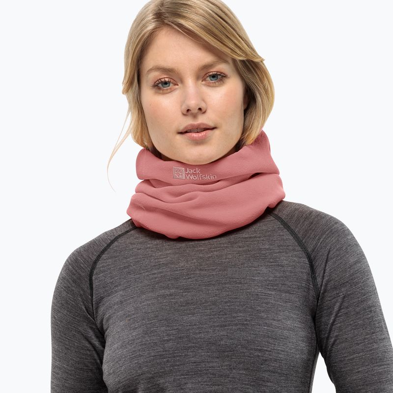 Nákrčník Jack Wolfskin Real Stuff Loop mineral red 2