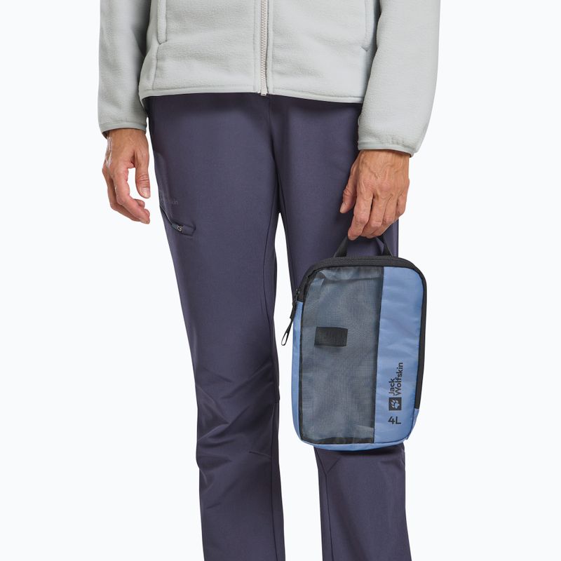 Cestovný organizér Jack Wolfskin Compression Cube 4 l elemental blue 7