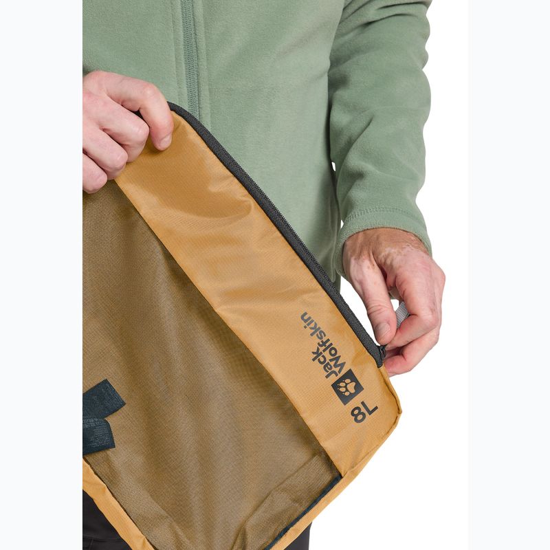 Cestovný organizér Jack Wolfskin Compression Cube 8 l salted carmel 10