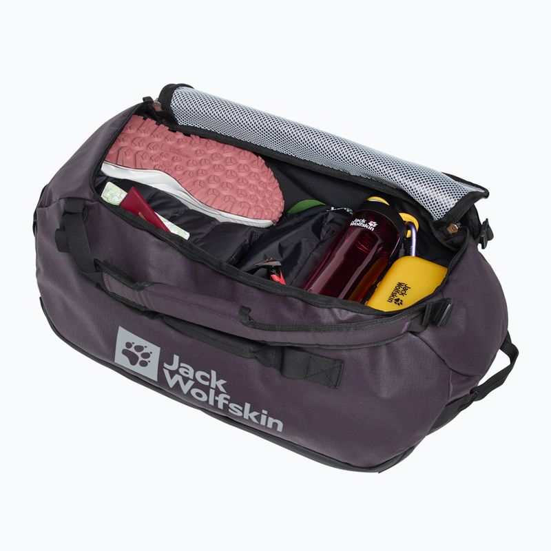 Cestovná taška Jack Wolfskin All-In Duffle 45 l midnight plum 5