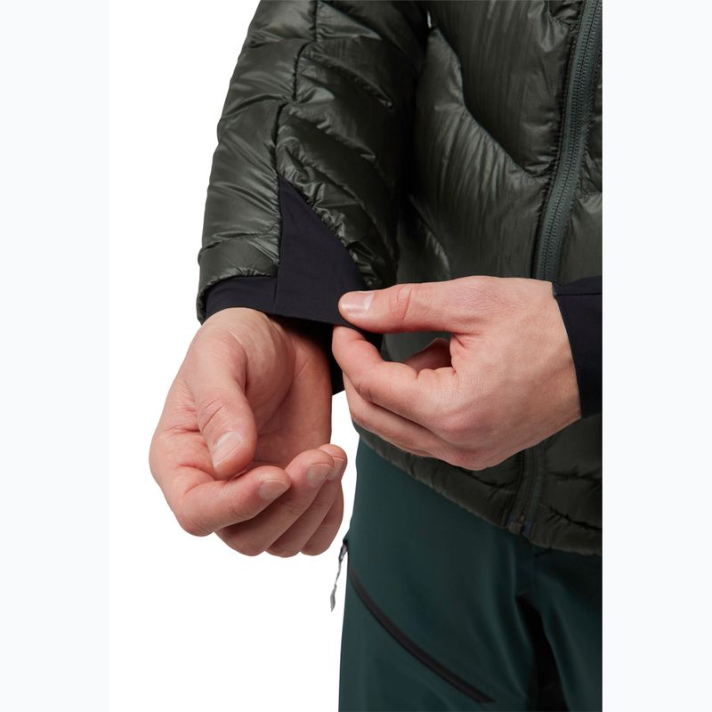 Pánska bunda Jack Wolfskin Alpspitze Down Hoody slate green 4