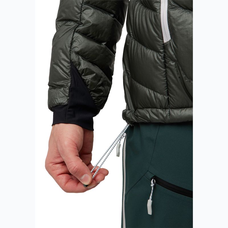 Pánska bunda Jack Wolfskin Alpspitze Down Hoody slate green 5