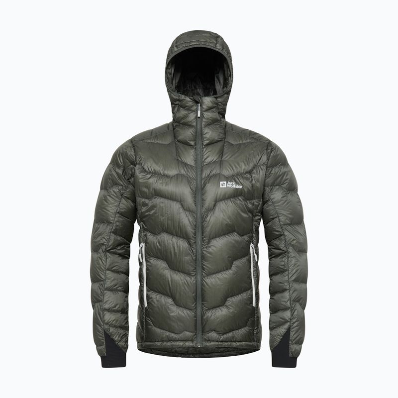 Pánska bunda Jack Wolfskin Alpspitze Down Hoody slate green 7
