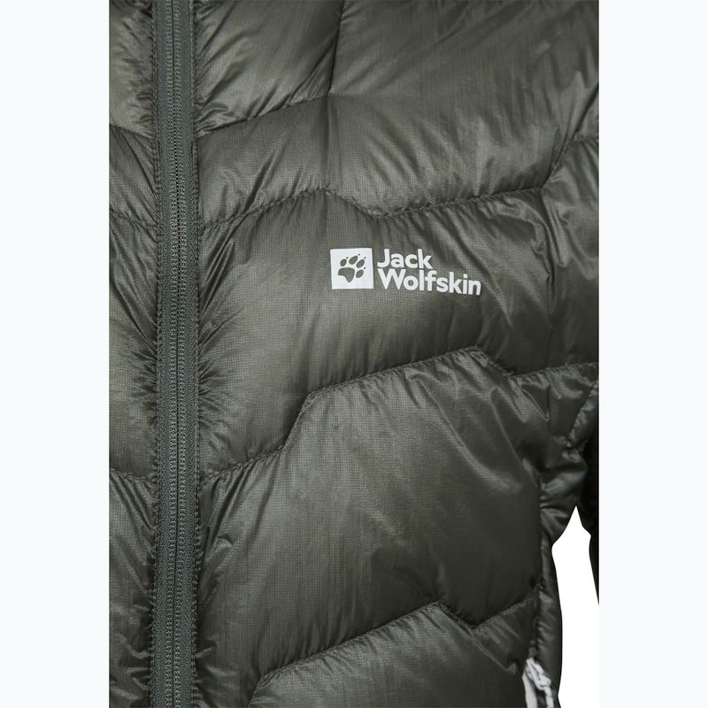 Pánska bunda Jack Wolfskin Alpspitze Down Hoody slate green 9