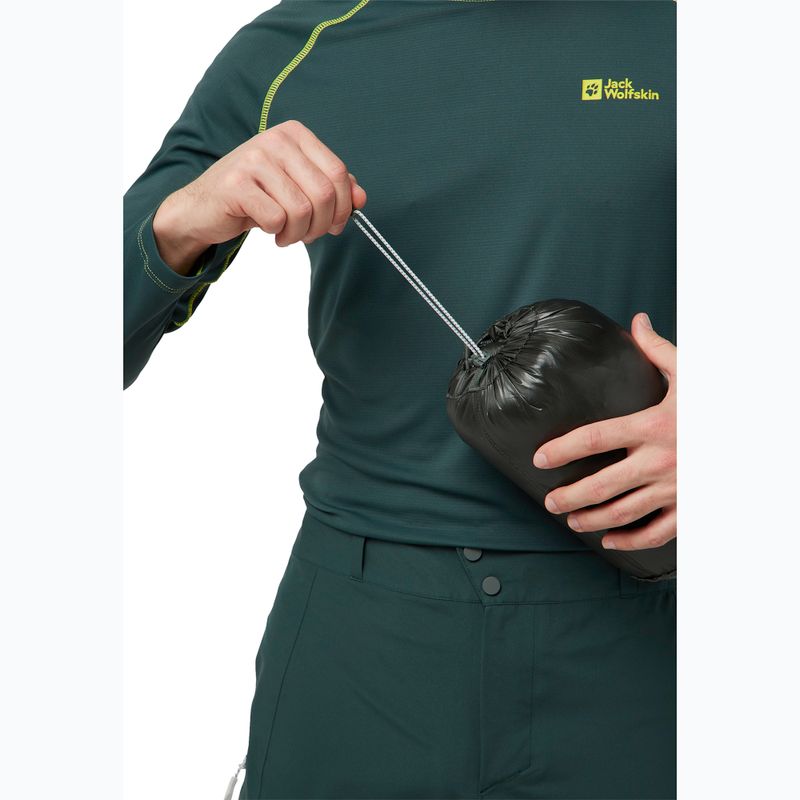 Pánska bunda Jack Wolfskin Alpspitze Down Hoody slate green 14