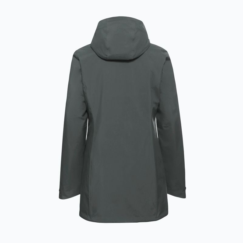 Dámska bunda do dažďa Jack Wolfskin Heidelstein Ins slate green 8