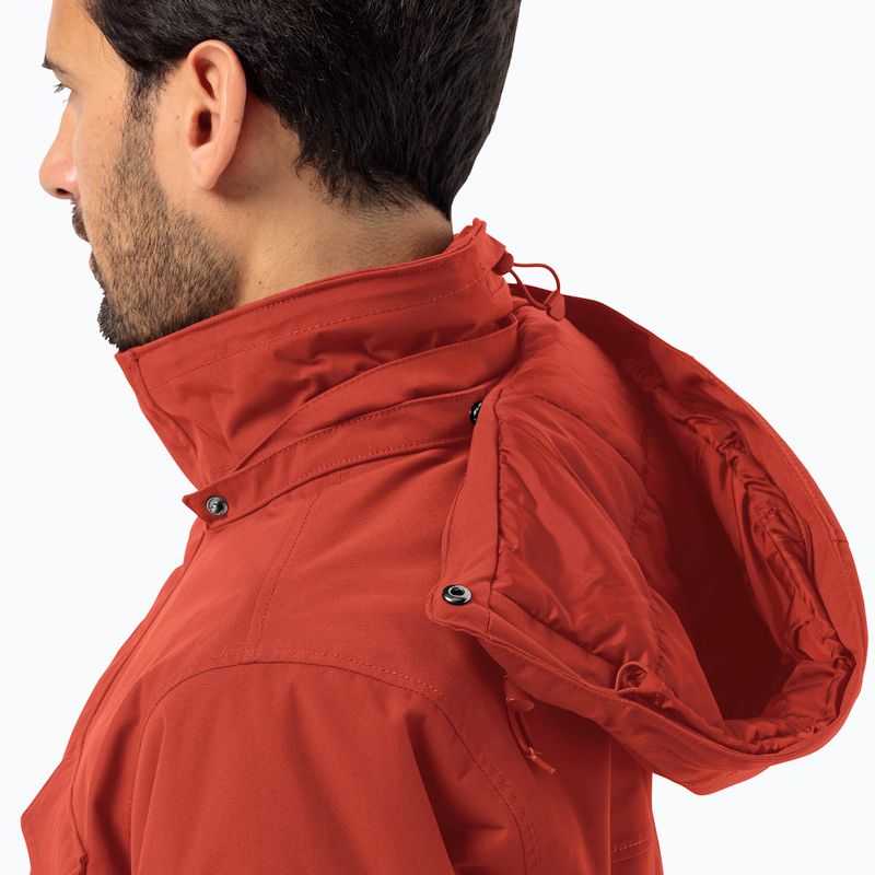 Pánska páperová bunda Jack Wolfskin Glacier Canyon Parka intense rust 4