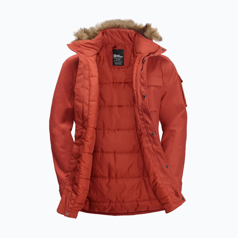 Pánska páperová bunda Jack Wolfskin Glacier Canyon Parka intense rust 9