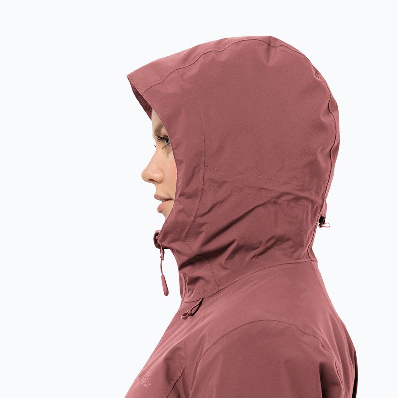Dámska zimná bunda Jack Wolfskin Heidelstein Ins red ochre 4