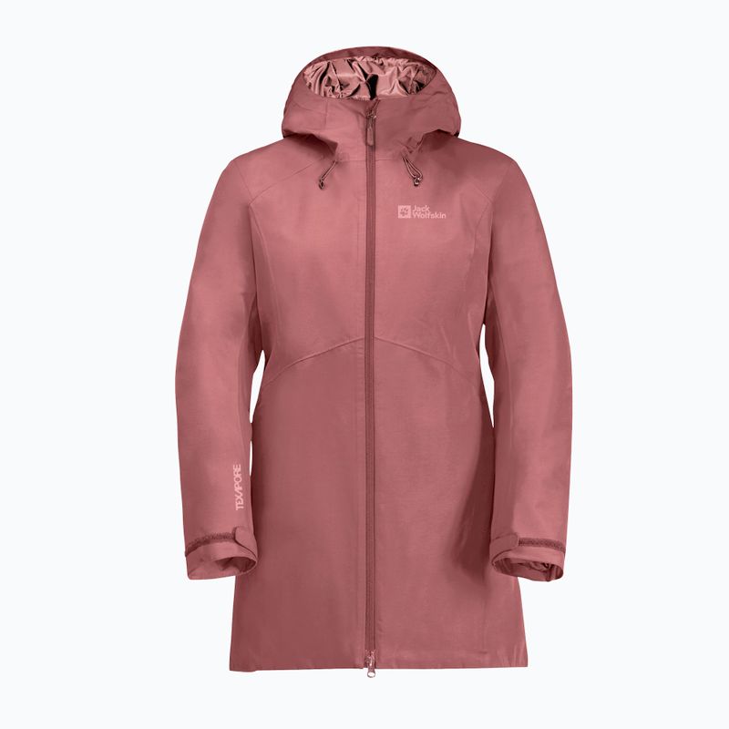 Dámska zimná bunda Jack Wolfskin Heidelstein Ins red ochre 7