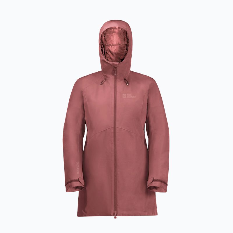 Dámska zimná bunda Jack Wolfskin Heidelstein Ins red ochre 8