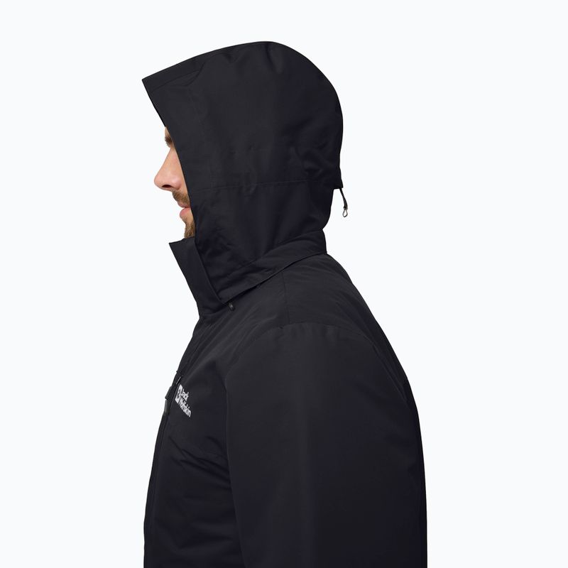 Pánska bunda 3v1 Jack Wolfskin Jasper 3In1 black 6
