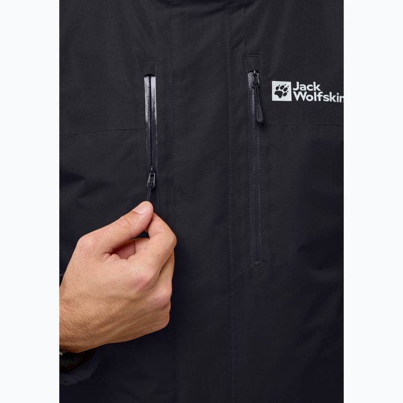 Pánska bunda 3v1 Jack Wolfskin Jasper 3In1 black 14