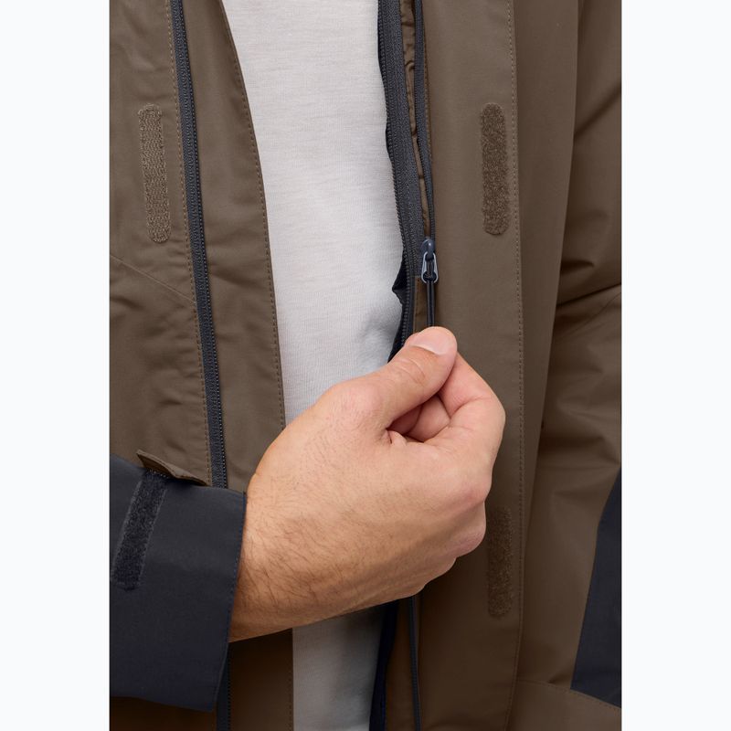 Pánska bunda 3v1 Jack Wolfskin Jasper 3In1 cold coffee 13