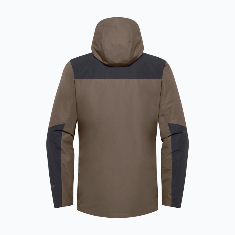 Pánska bunda 3v1 Jack Wolfskin Jasper 3In1 cold coffee 19