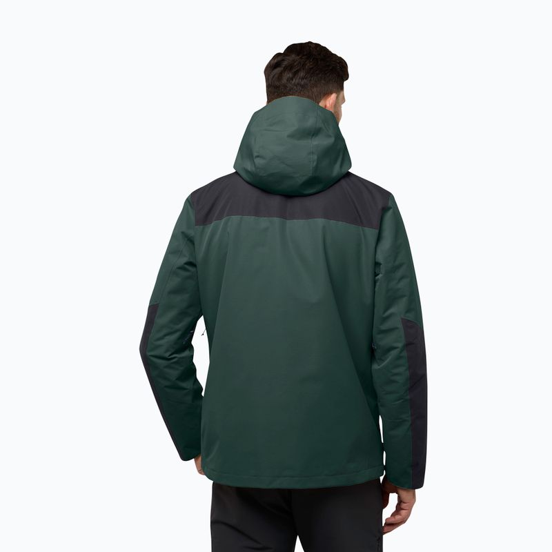 Pánska bunda 3v1 Jack Wolfskin Jasper 3In1 black olive 3