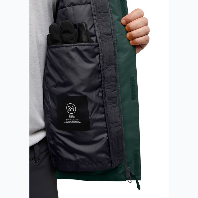Pánska bunda 3v1 Jack Wolfskin Jasper 3In1 black olive 15