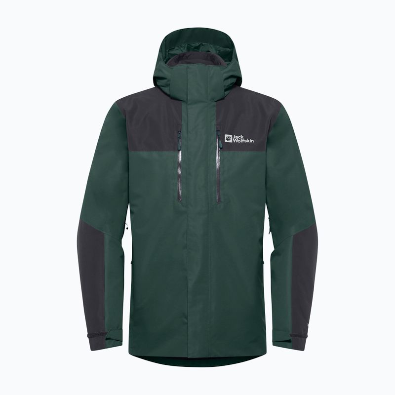 Pánska bunda 3v1 Jack Wolfskin Jasper 3In1 black olive 17