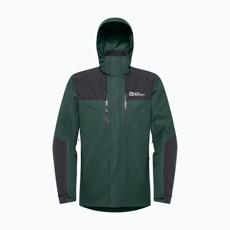 Pánska bunda 3v1 Jack Wolfskin Jasper 3In1 black olive 18