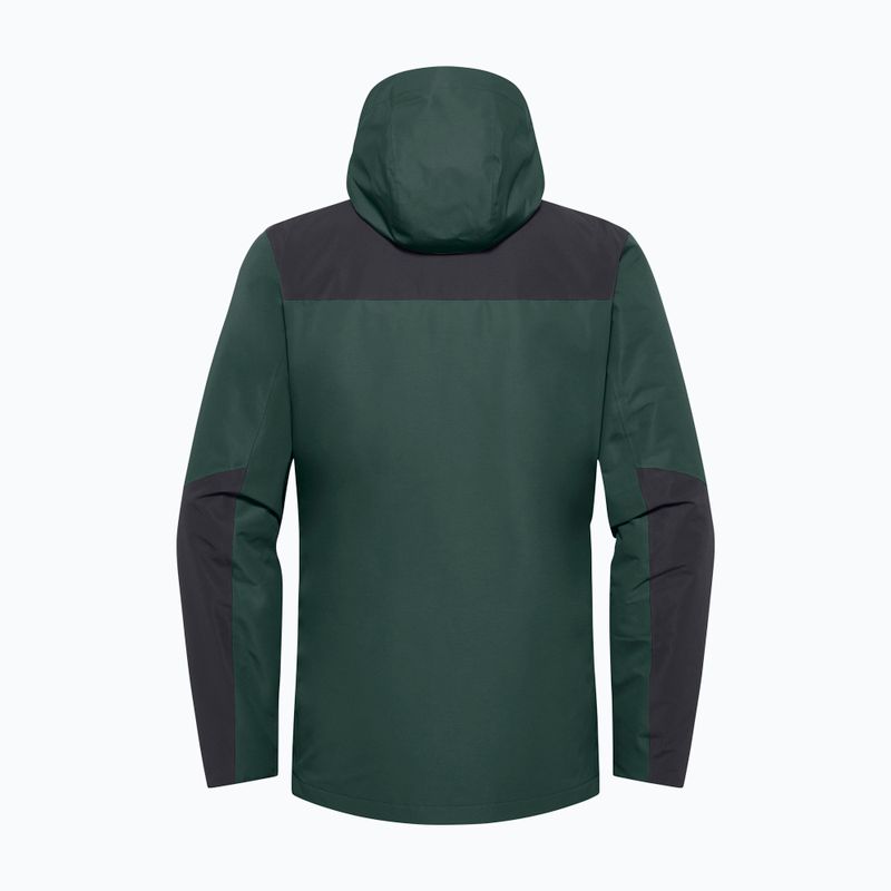 Pánska bunda 3v1 Jack Wolfskin Jasper 3In1 black olive 19