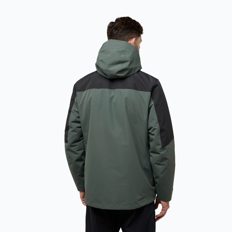 Pánska bunda 3v1 Jack Wolfskin Romberg 3In1 slate green 3