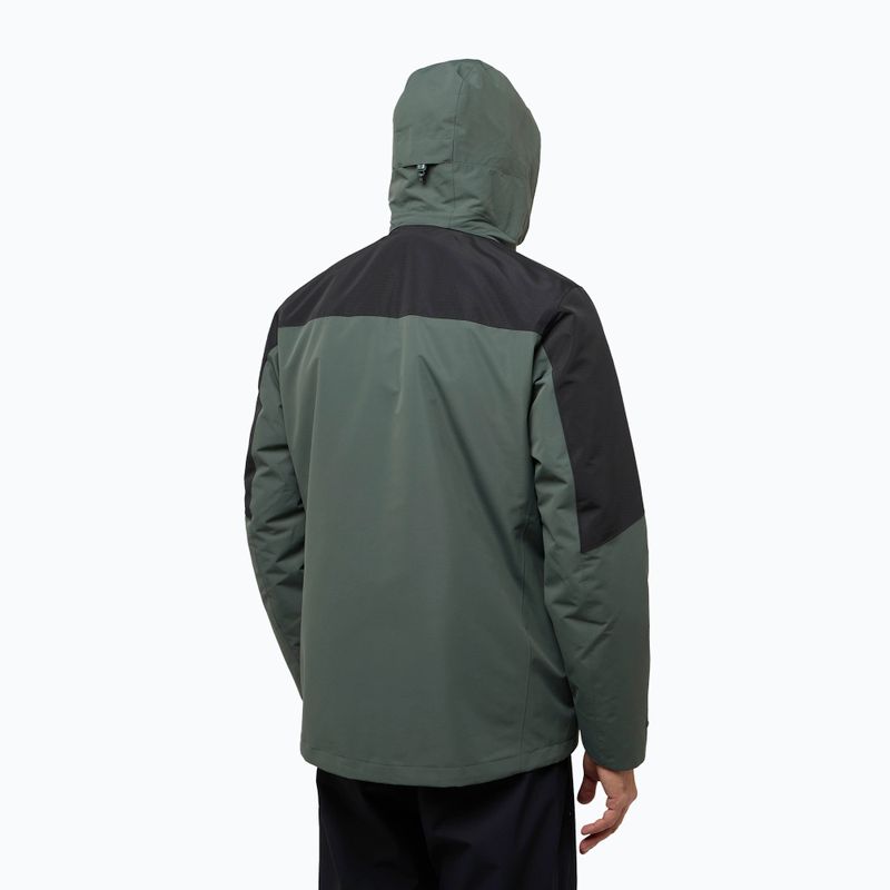 Pánska bunda 3v1 Jack Wolfskin Romberg 3In1 slate green 4