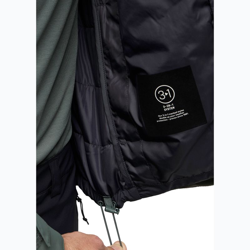 Pánska bunda 3v1 Jack Wolfskin Romberg 3In1 slate green 15