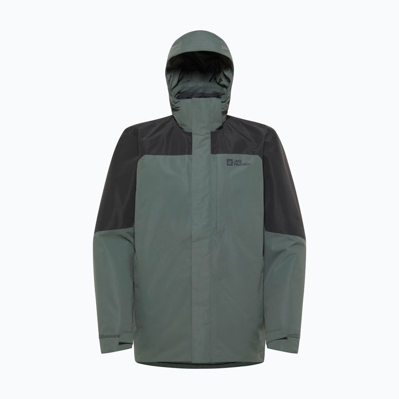 Pánska bunda 3v1 Jack Wolfskin Romberg 3In1 slate green 18