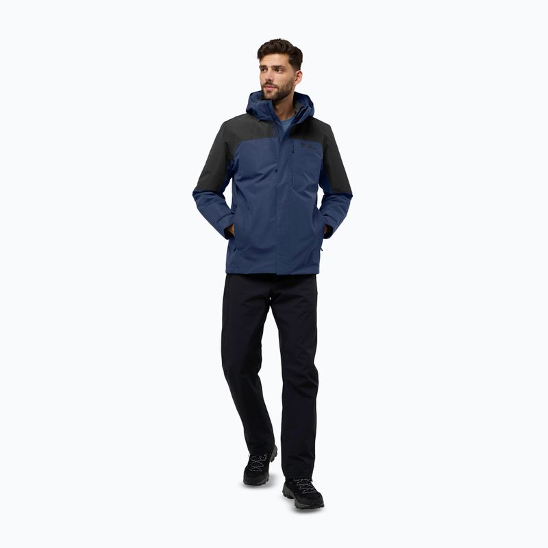 Pánska bunda 3v1 Jack Wolfskin Romberg 3In1 midnight sky 2