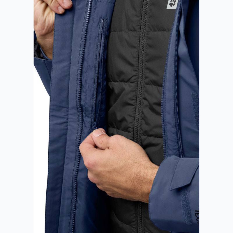 Pánska bunda 3v1 Jack Wolfskin Romberg 3In1 midnight sky 12