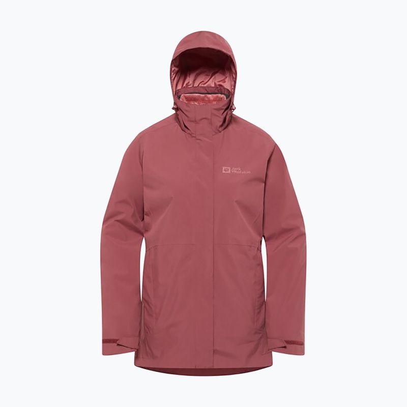 Dámska fleecová mikina Jack Wolfskin Rotwand 3In1 red ochre 13