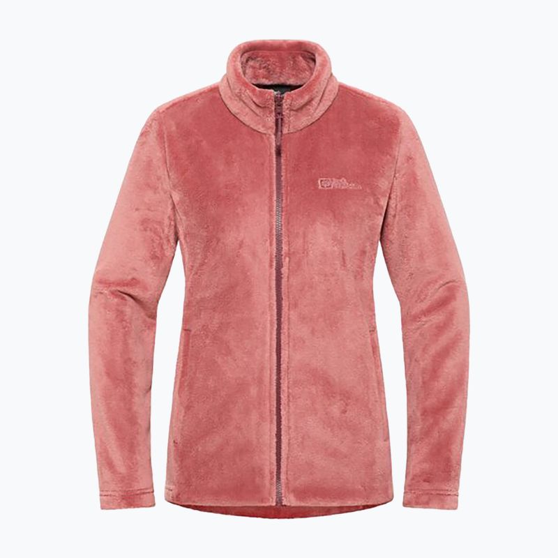 Dámska fleecová mikina Jack Wolfskin Rotwand 3In1 red ochre 14