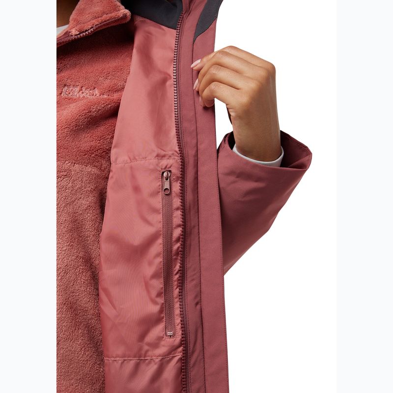 Dámska fleecová mikina Jack Wolfskin Rotwand 3In1 red ochre 11