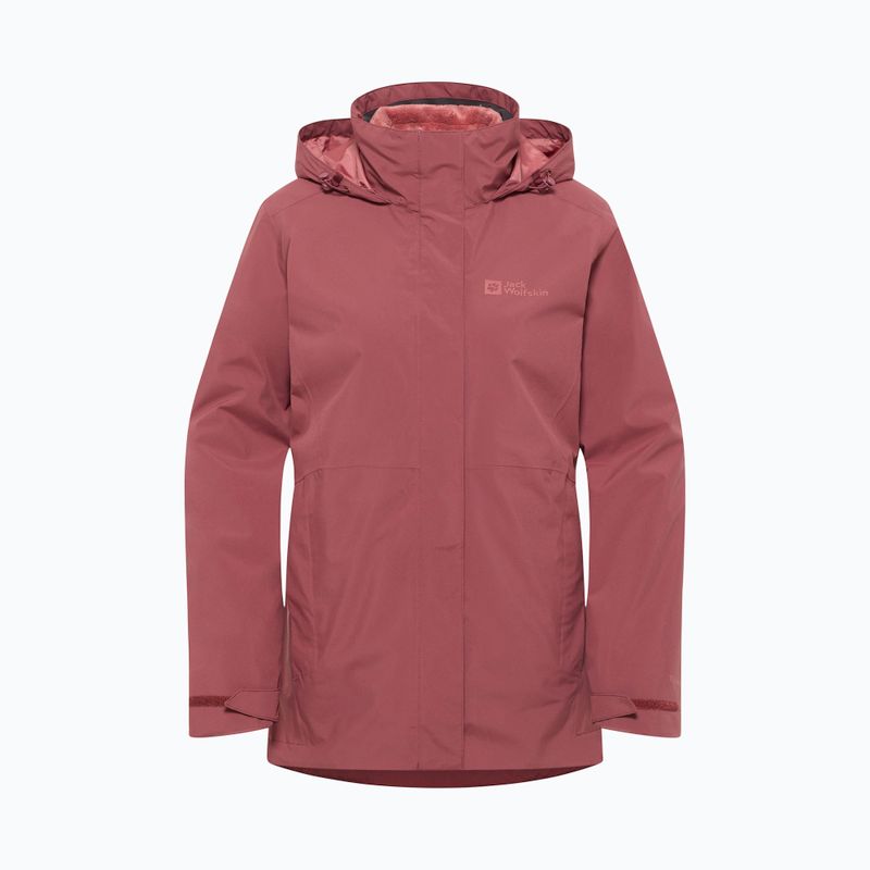 Dámska fleecová mikina Jack Wolfskin Rotwand 3In1 red ochre 12